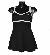 Nike BORDER DRESS ni tenisz ruha rak