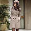 2013 New Cotton ni kabt vkony Ktsoros Trench Coat alkalmi hosszú felsruhzat Forr Elad M, L, XL Ingyenes hzhozszllíts 3375