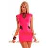 Sexy pink fekete ni ruha vsrls
