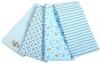 T-tomi textil pelenka Receiving B 76*76/ 4pcs Blue Patt