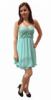 Pnt nlkli csipks mini ruha (Elenora) Menta