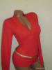 Csbt&vonz piros kttt pulcsi M