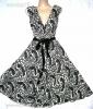 George gynyr fekete-fehr rockabilly ruha M