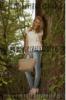 Ni sztreccs koptatott farmer nadrg - SWP314569FAR