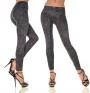 Szexi fekete farmer hats leggings / cicanadrg