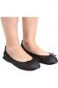 Balerina cip fekete stt ibolyasz n