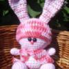 20 cm es sapks horgolt nyuszi amigurumi Baba mama