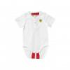 Baby body rvid kombidressz, fehr, piros cskokkal, Ferrari logval