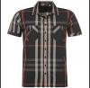 Lee Cooper Sleeved Check ing / fekete-fehr-piros