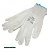 Kttt keszty fehr nylon BUNTING XL es mret 10 poliuretnba mrtott teny s ujjhegy gumrozott mandzsetta