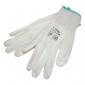 Kttt keszty fehr nylon, BUNTING, L-es mret, 9 poliuretnba mrtott teny. s ujjhegy., gumrozott mandzsetta