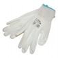 Kttt keszty fehr nylon, BUNTING, XL-es mret, 10 poliuretnba mrtott teny. s ujjhegy., gumrozott mandzsetta