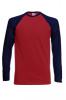 Frfi hossz ujj kt szn pl Long Sleeve Baseball T Fruit