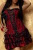 MOULIN ROUGE CORSAGE RUHA and 9829 piros fekete and 9829