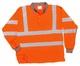 Hi-vis hossz ujj poling, Orange / Promcis termkek / Gallros plk (Sport shirts)