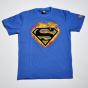 Superman Flame blue tee pl