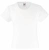  Fruit of the Loom 61-005 GIRL Valueweight gyerek pl FEHR 104-164 mretek