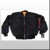 ALPHA MA 1 es bomber dzseki fekete