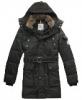 Moncler Long KabT For FRfi Hooded Mid-Length Fekete