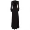 F&F fekete elegns hossz ruha