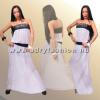 Rensix fehr/fekete muszlin maxi ni ruha