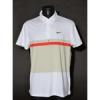 Nike RF SMASH STRIPE POLO Fehr Rvid ujj pl