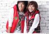 One Piece Couple megfordthat kapucnis pamut mellny Red (a mrete)