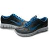 Frfi cip Nike Free Run fekete piros