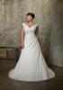 Empire derkvonal plus size menyasszonyi ruha / Empire waist plus size wedding dress