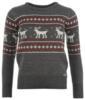 Lee Cooper Cooper Xmas Jumper ni pulver (Charcoal)