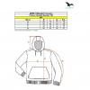 Adler pulver Hooded Sweater 320 srga Mret XXL