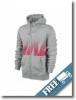 Nike frfi pulver NIKE CLUB FZ HOODY BIG DOT