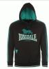 Lonsdale 2 Stripe frfi kapucnis pulver (93935)