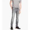 H&M szrke slim farmer