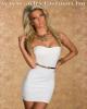 Elegns ni ruha fehr arany vvel S-es