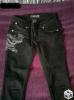 Xtreme Jeans fekete csszr farmernadrg