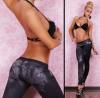 Szexy fekete koptatott farmer hats legging