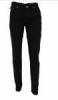 Regular Rise Black Drain Pipe Jeans-norml szabs farmernadrg