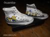 Egyedi kzzel festett converse cip