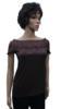  Barna csipks fels - (M) (XL) (2XL)