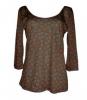 STRADIVARIUS barna napocska-mints fels
