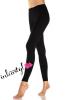 Fekete, fehr nadrg Leggings, POLAR MIX