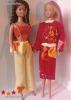 Srga-piros MELEGT/pizsi- j barbie ruha (r25)
