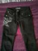 Xtreme Jeans fekete csszr farmernadrg