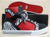 Supra Muska Skytop cip Piros Fekete Fehr