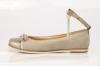 Szamos beige pntos balerina cip