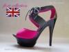 *szexi pink-szurke platform cip J, AZONNAL! 37*