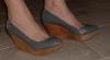 Zara Basic kis 37-es lakk platform cip
