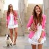 Zara pink blzer j!