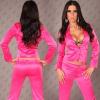 Szatn blzer ell gombbal-pink